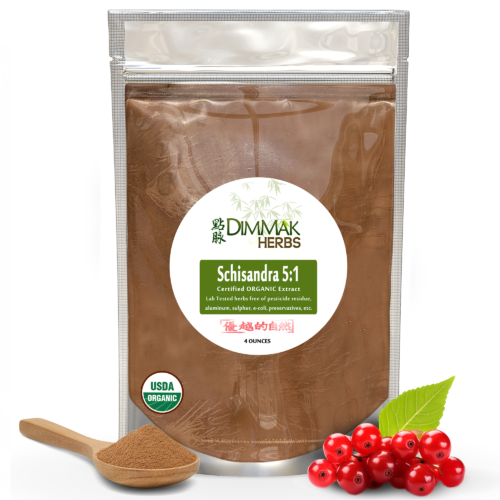 Schisandra Berry Certified Organic 5:1 Extract Powder
